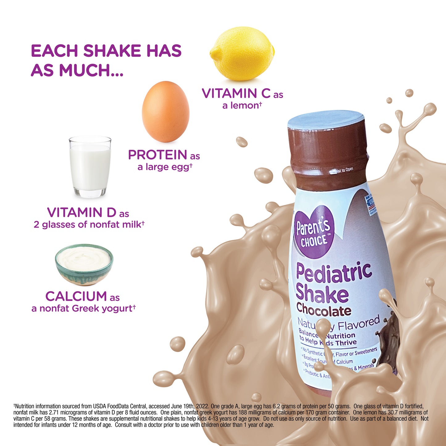 Parents Choice Pc Ped Drink Choco6p