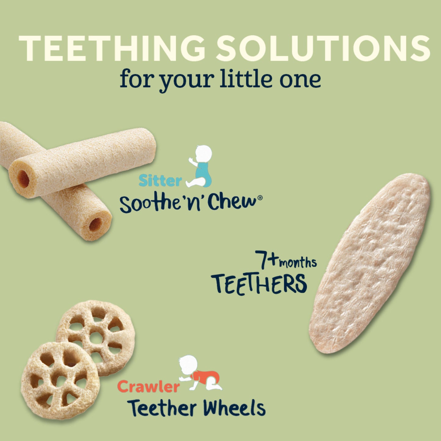 Gerber Snacks for Baby Strawberry Apple Teething Sticks, 3.2 oz Boxes (6 Pack)
