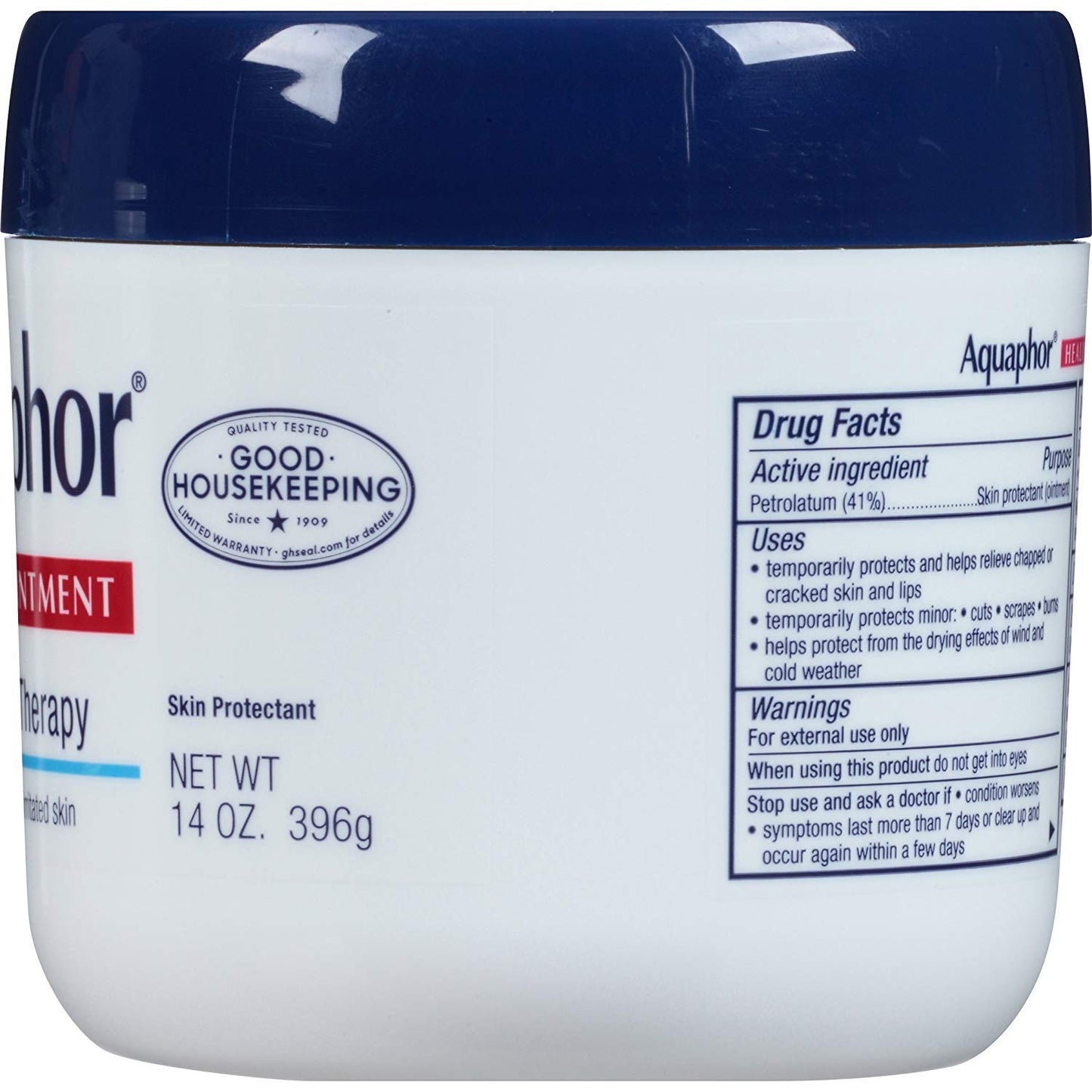 Aquaphor Healing Ointment Advanced Therapy Skin Protectant, 14 Oz Jar