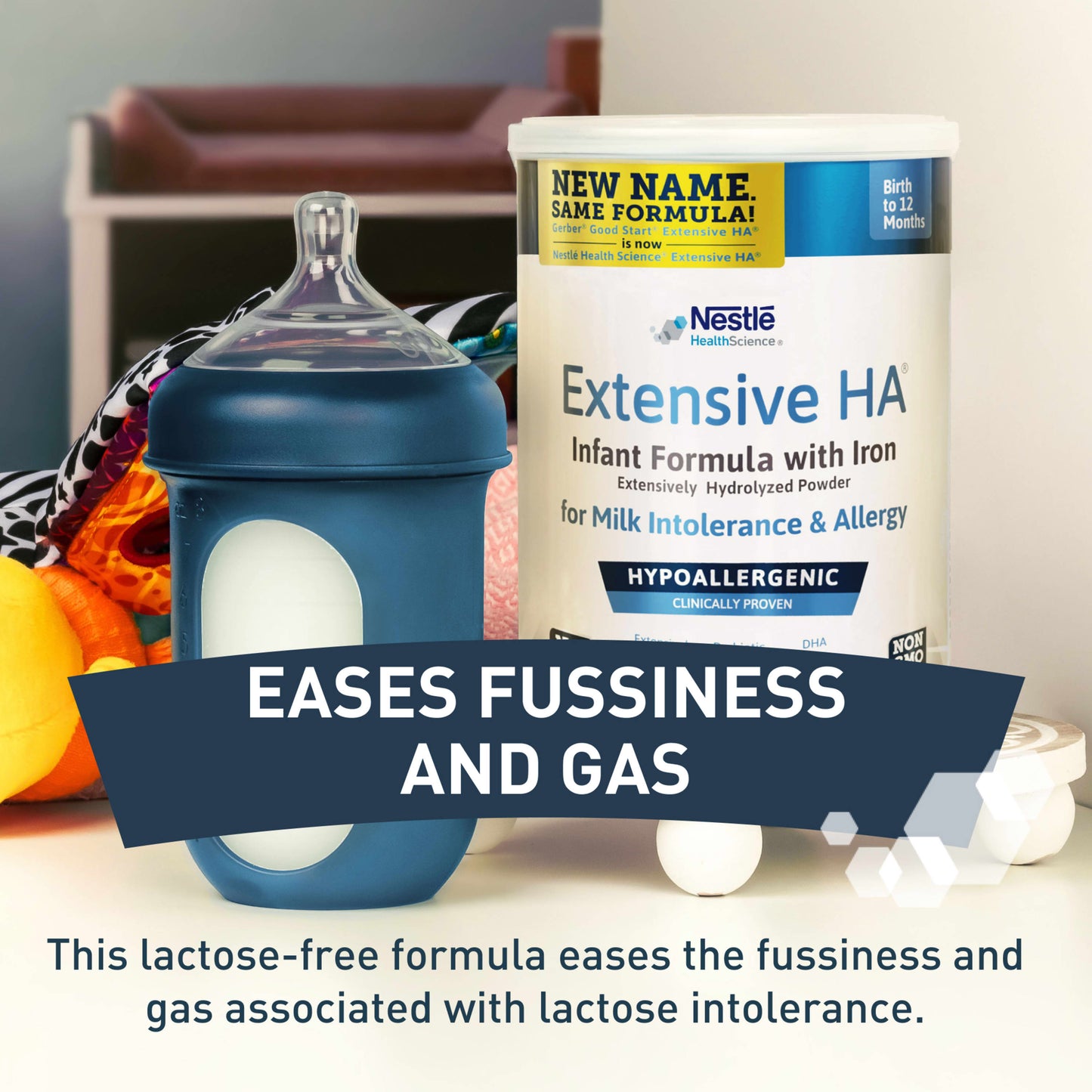 Extensive HA® Hypoallergenic Infant Formula With Iron, DHA & Probiotic, 14.1 oz Can (Packaging May Vary)