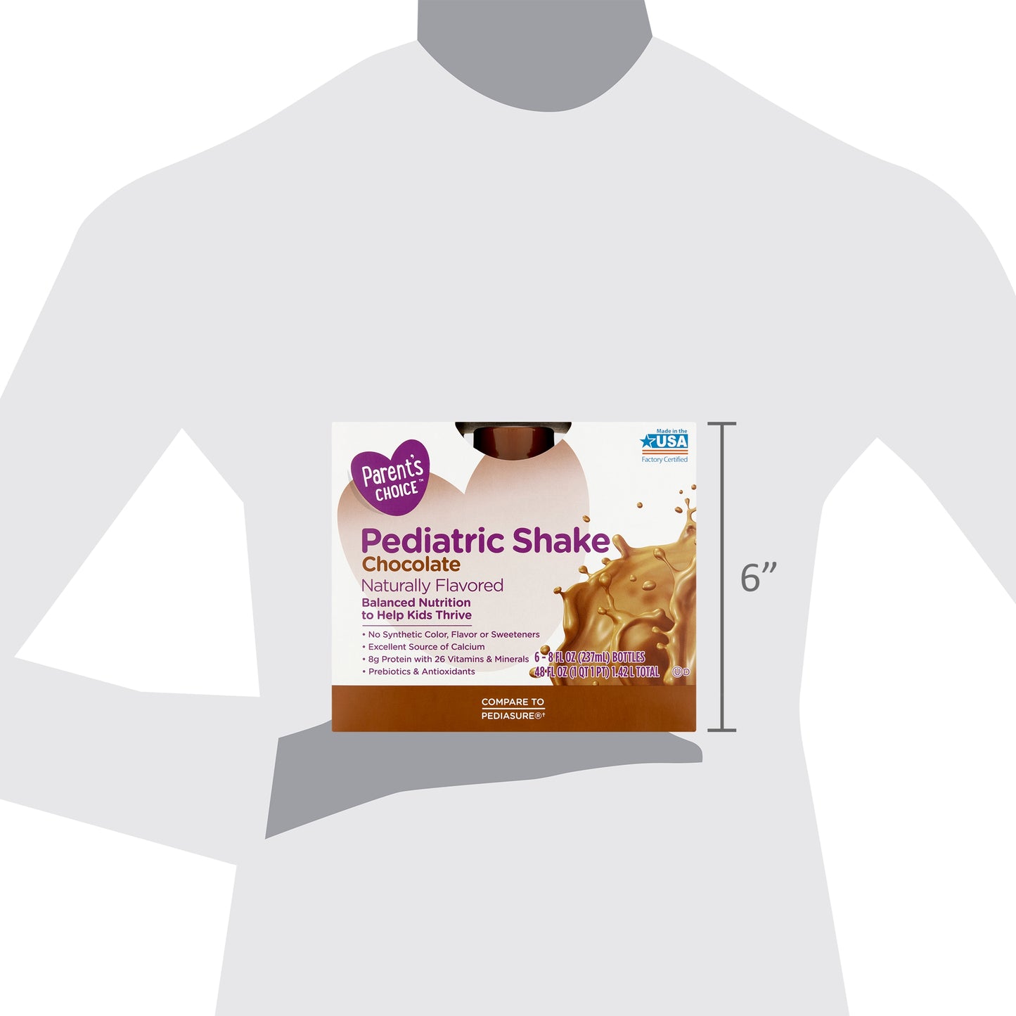 Parents Choice Pc Ped Drink Choco6p