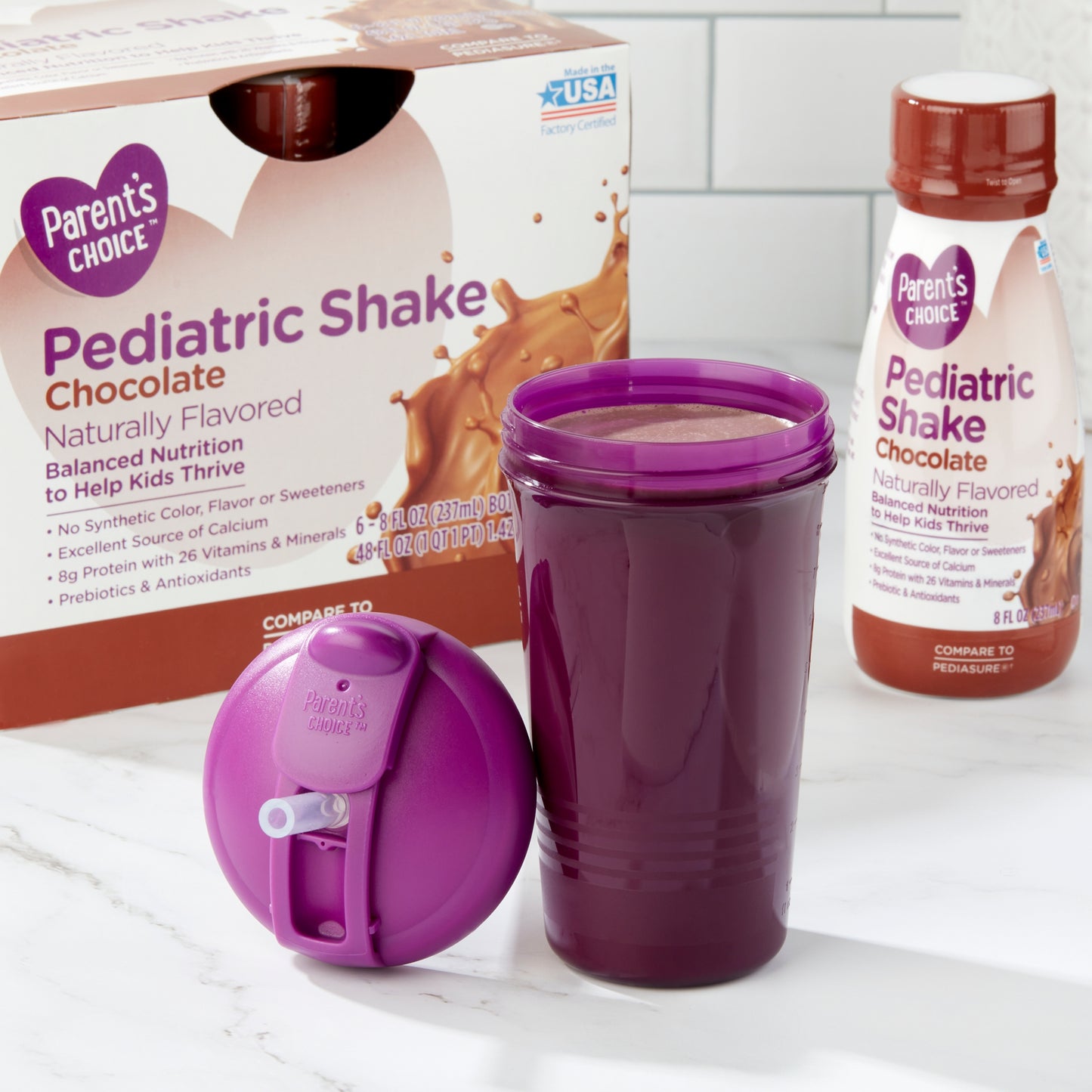 Parents Choice Pc Ped Drink Choco6p