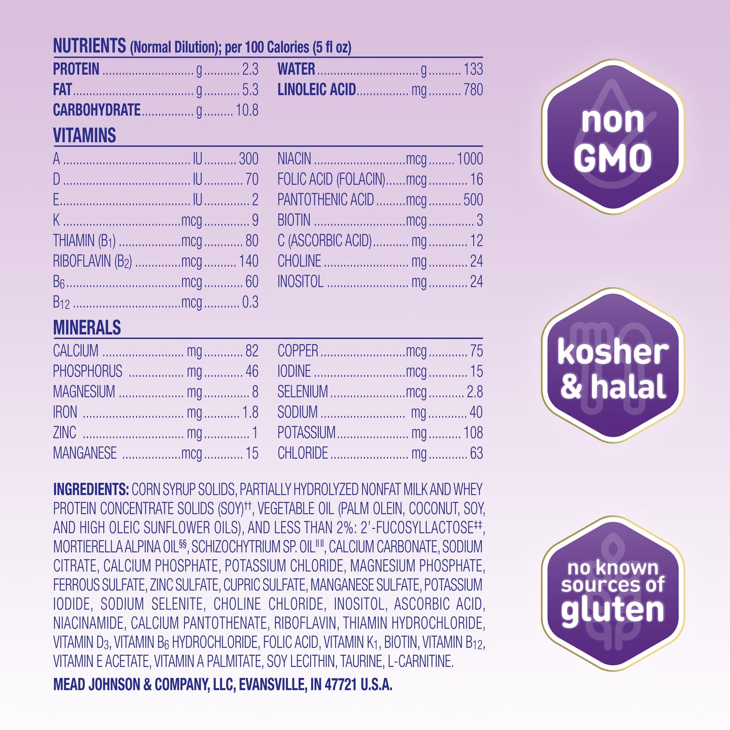Enfamil NeuroPro Gentlease Baby Formula, Infant Formula Nutrition, Brain Support that has DHA, HuMO6 Immune Blend, Designed to Reduce Fussiness, Crying, Gas & Spit-up in 24 Hrs, Powder Can, 27.4 Oz