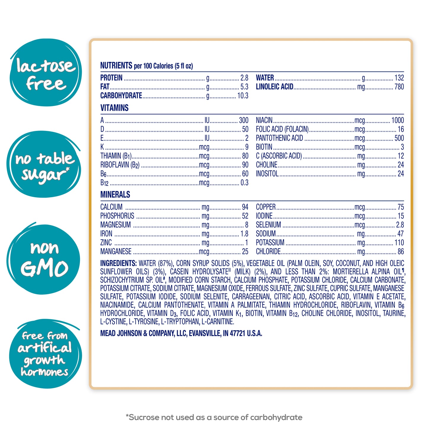 Nutramigen Hypoallergenic Baby Formula, Lactose Free, Colic Relief from Cow's Milk Allergy Starts in 24 Hours, Brain Building Omega-3 DHA for Immune Support, 8 FL Oz (6 Count)