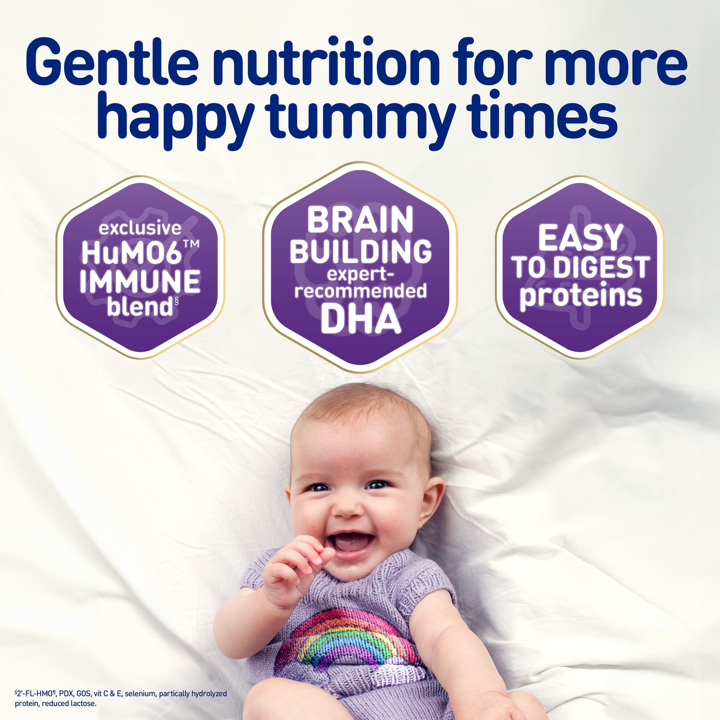 Enfamil NeuroPro Gentlease Baby Formula, Infant Formula Nutrition, Brain Support that has DHA, HuMO6 Immune Blend, Designed to Reduce Fussiness, Crying, Gas & Spit-up in 24 Hrs, Powder Can, 27.4 Oz