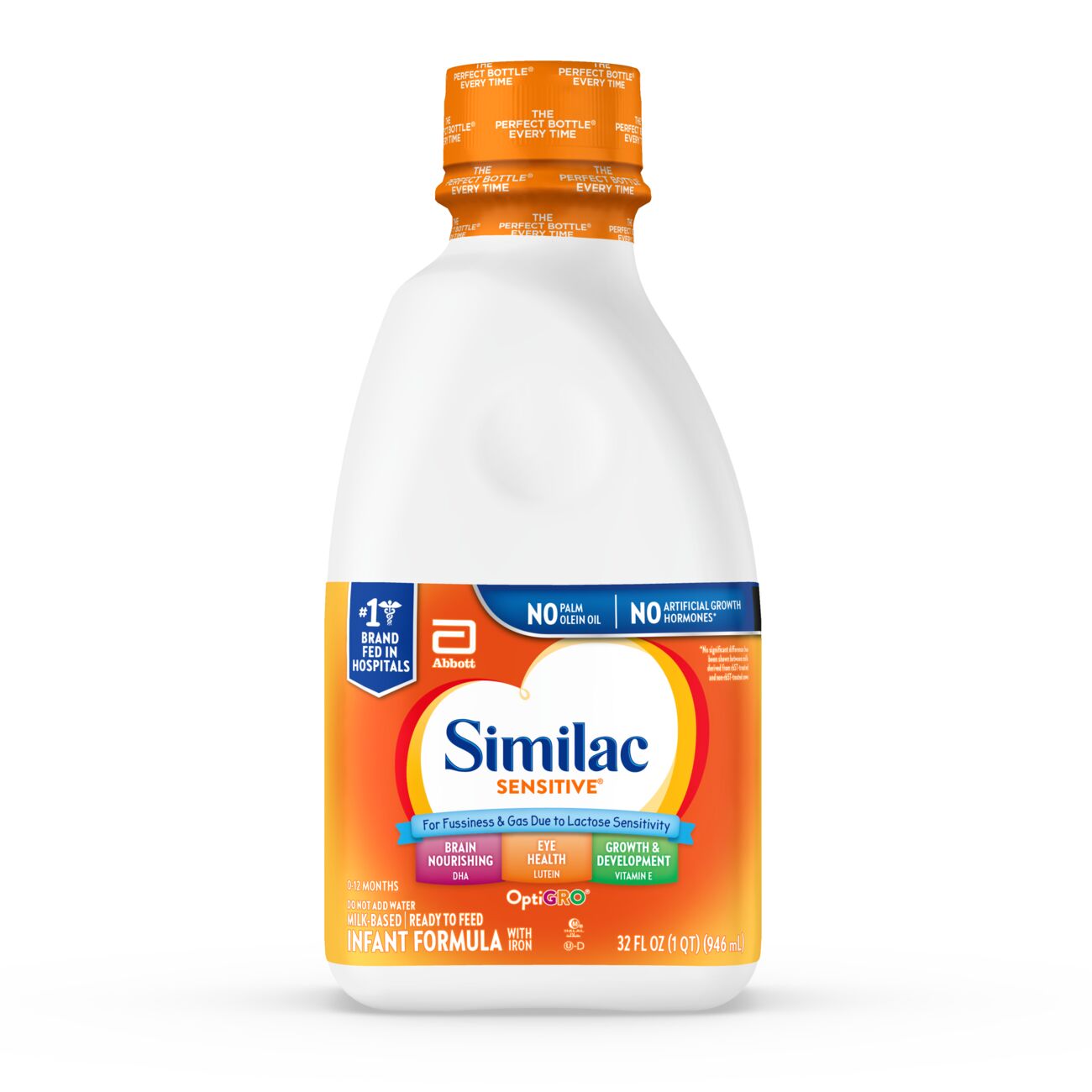Similac Sensitive Infant Formula, Ready-to-Feed, 32-fl-oz Bottle