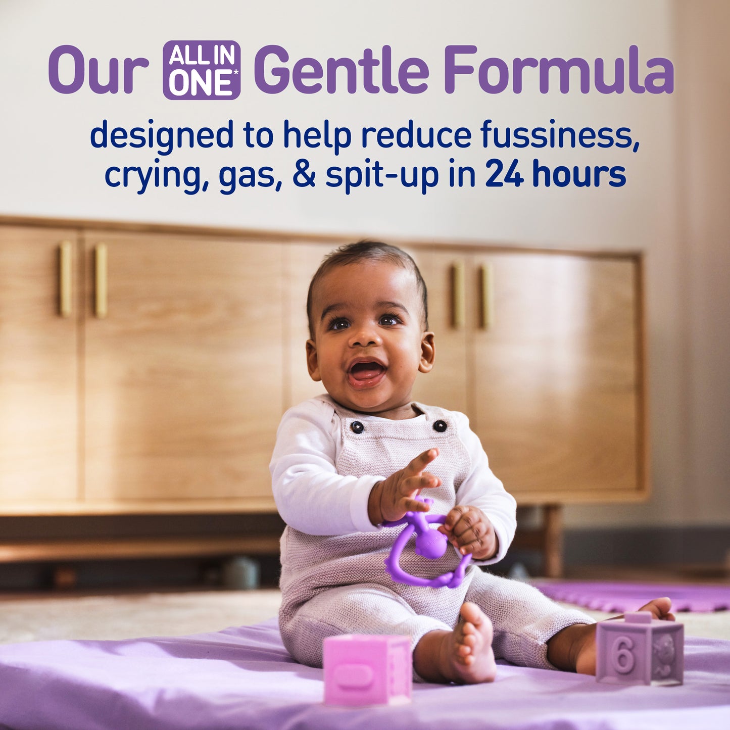 Enfamil NeuroPro Gentlease Baby Formula, Infant Formula Nutrition, Brain Support that has DHA, HuMO6 Immune Blend, Designed to Reduce Fussiness, Crying, Gas & Spit-up in 24 Hrs, Powder Can, 27.4 Oz