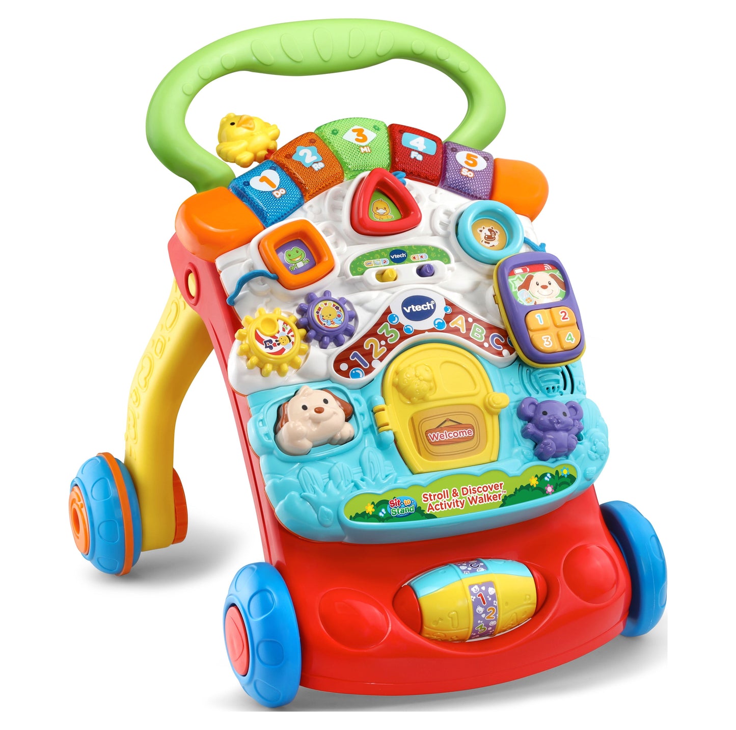 VTech Stroll & Discover Activity Walker 2 -in-1 Unisex Baby & Toddler Toy