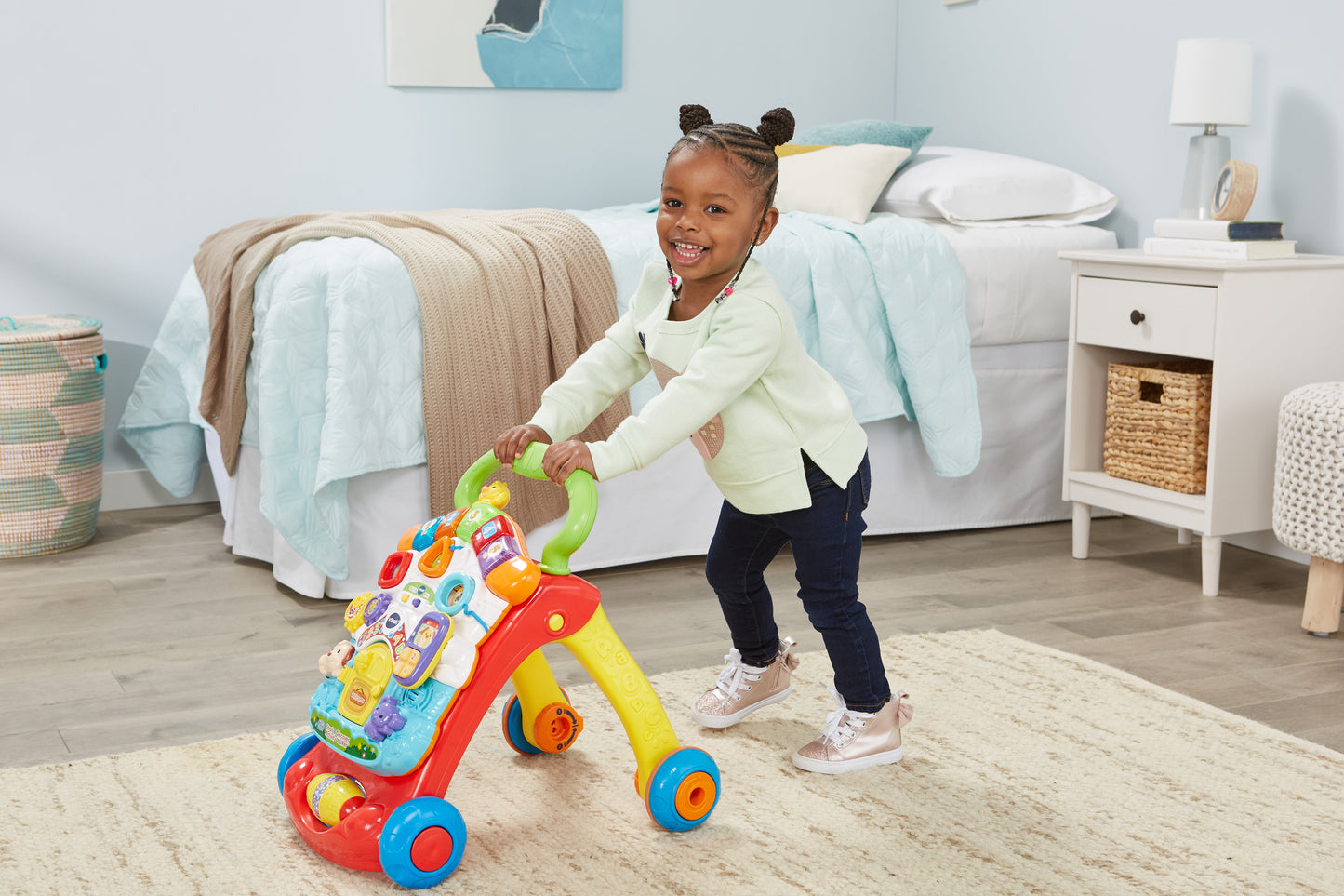 VTech Stroll & Discover Activity Walker 2 -in-1 Unisex Baby & Toddler Toy