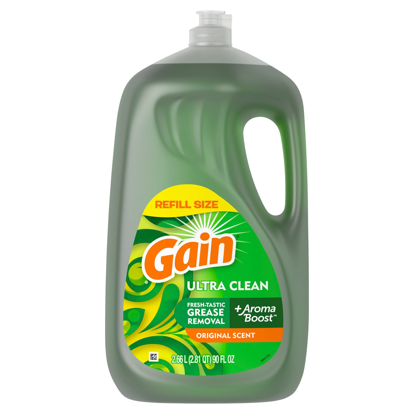 Gain Ultra Dishwashing Liquid Dish Soap, Original Scent, 90.0 fl oz