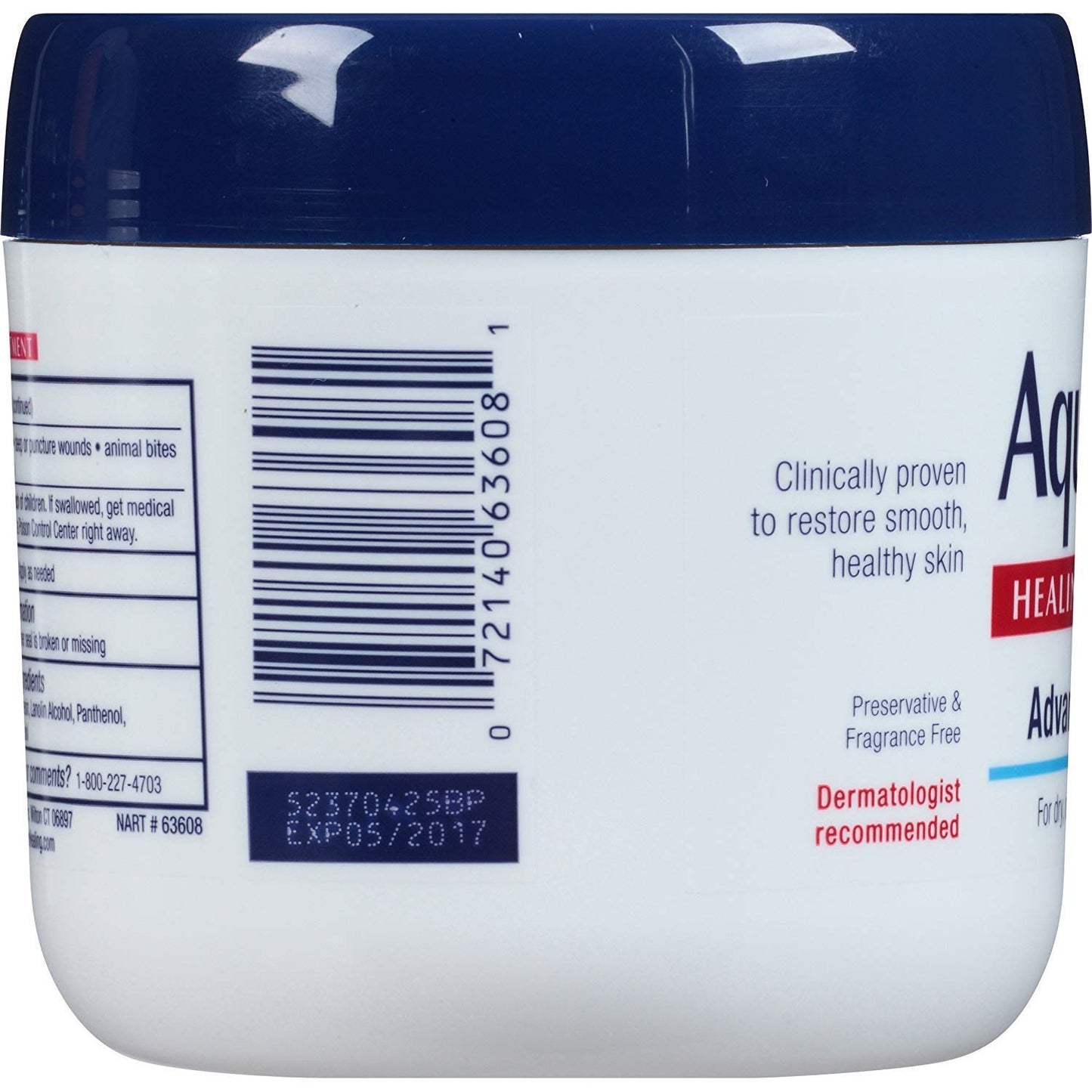 Aquaphor Healing Ointment Advanced Therapy Skin Protectant, 14 Oz Jar