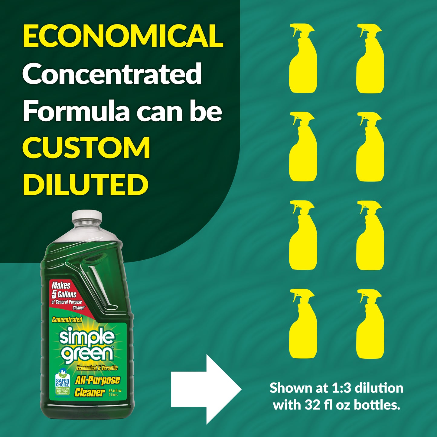 Simple Green All-Purpose Cleaner Concentrate Refill, Original, 67.6 fl. oz