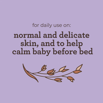 Aveeno Baby Gentle Calming Comfort Bedtime Bath & Lotion Set, 2 Items