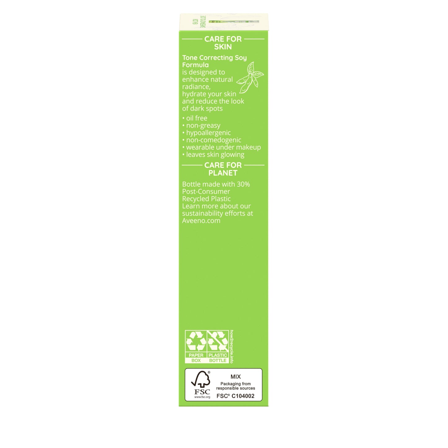 Aveeno Positively Radiant Daily Face Moisturizer Lotion with SPF 30, 2.3 oz