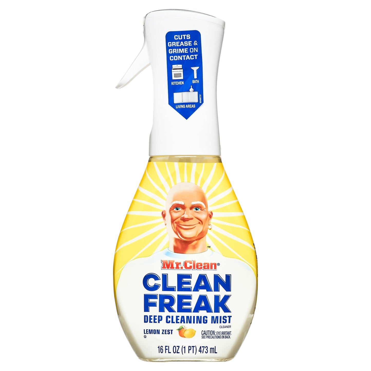 Mr. Clean, Clean Freak Multi-Surface Spray, Pk 1 Starter Kit, 1 Refill, Lemon Zest, 32 fl oz