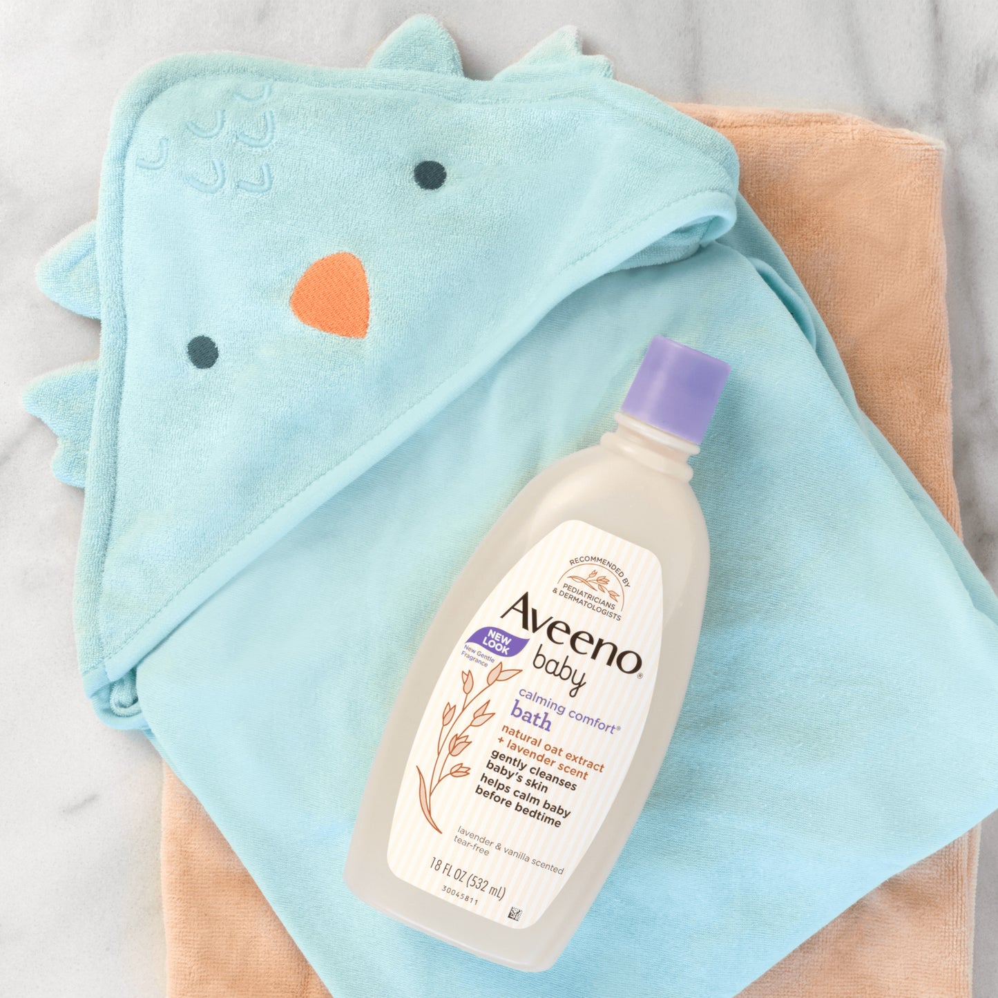 Aveeno Baby Gentle Calming Comfort Bedtime Bath & Lotion Set, 2 Items