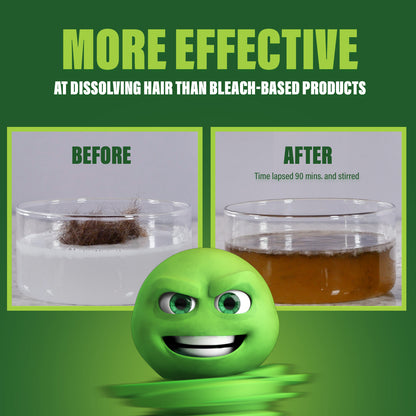 Green Gobbler Drain Clog Remover & Cleaner for Toilets, Sinks, Showers Septic-Safe, 31 oz, 1 Ct - 2 Uses