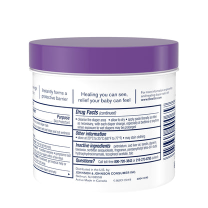 Desitin Maximum Strength Baby Diaper Rash Cream with Zinc Oxide, 16 oz