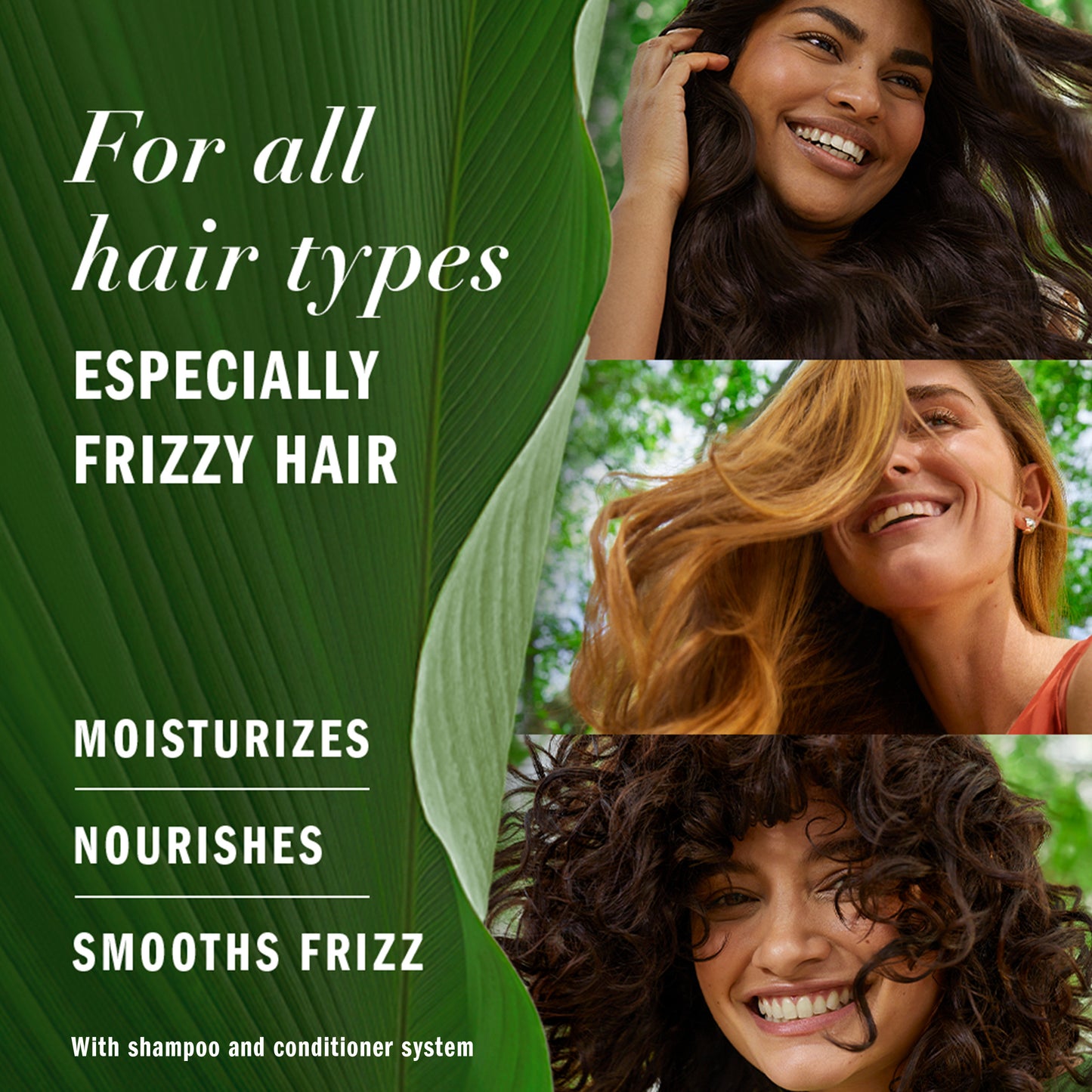 Herbal Essences Hemp & Aloe Frizz Control Shampoo & Conditioner 13.5 fl oz