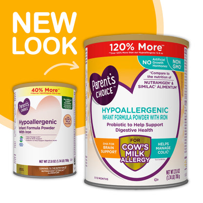 Parent's Choice Hypoallergenic Infant Formula Powder, 27.8 oz Canister