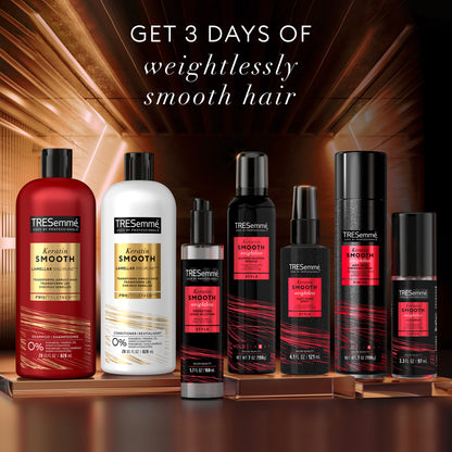 TRESemme Keratin Smooth Heat Protectant Detangler Hairspray with Marula Oil, 8 fl oz