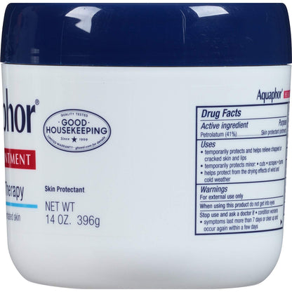 Aquaphor Healing Ointment Advanced Therapy Skin Protectant, 14 Oz Jar