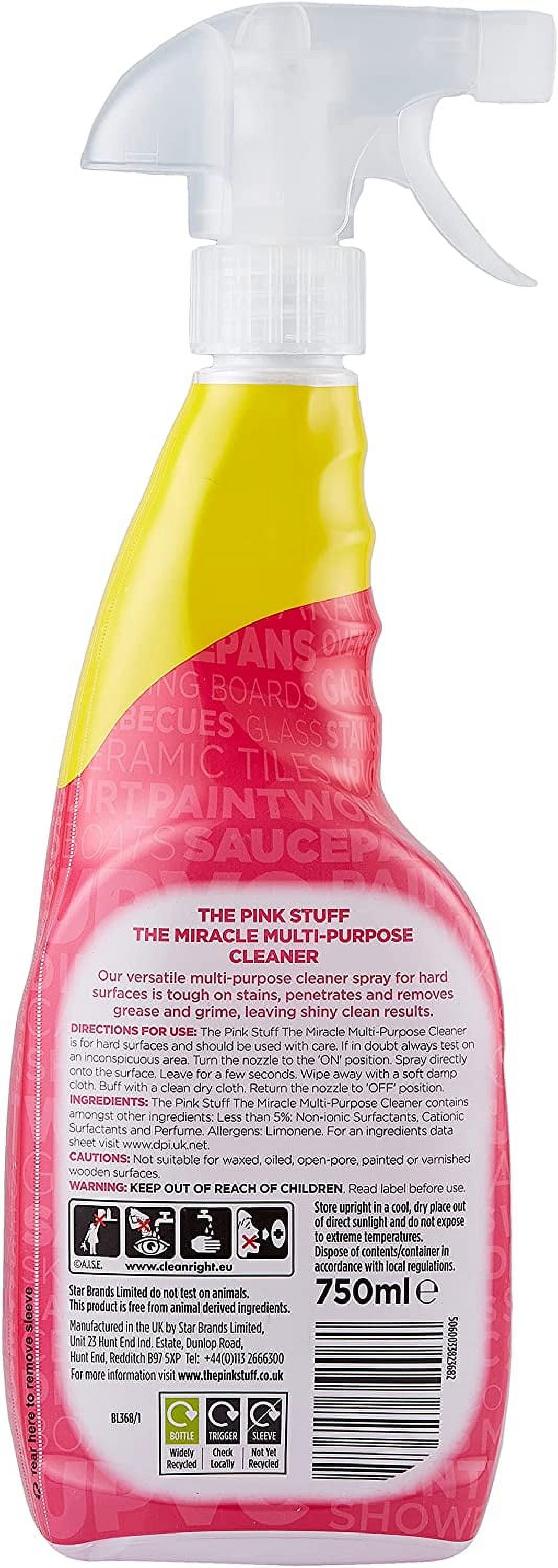 The Pink Stuff, Miracle Multi-Purpose Household Cleaner, Liquid Spray, 25.36 fl. oz.