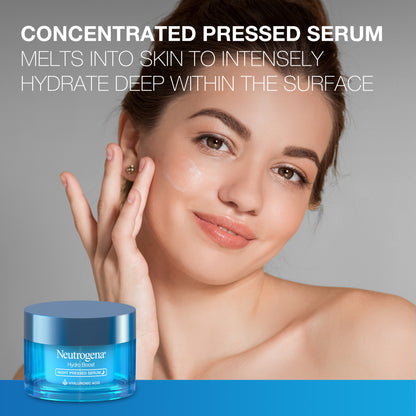 Neutrogena Hydro Boost Hyaluronic Acid Pressed Night Serum, 1.7 oz