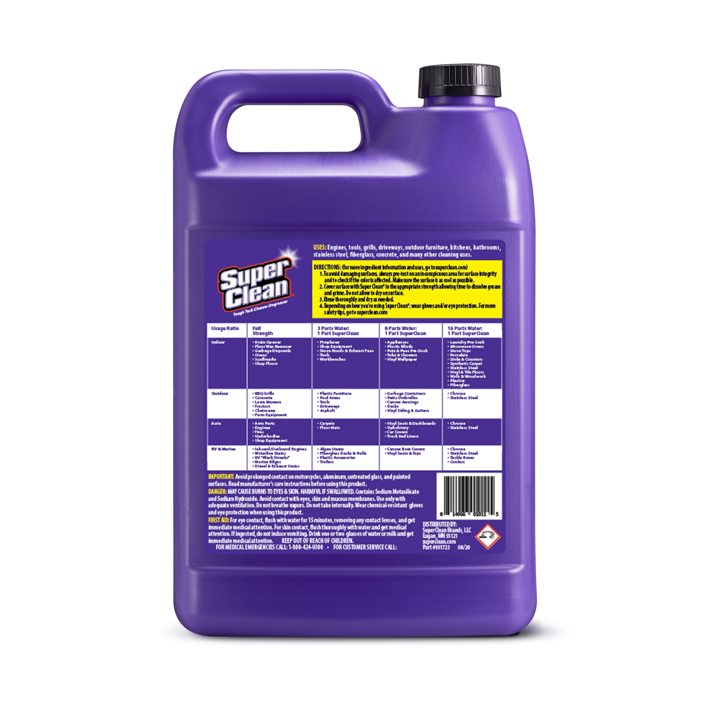 Super Clean Tough Task Cleaner-Degreaser - 1 Gallon | 128 Fluid Ounces