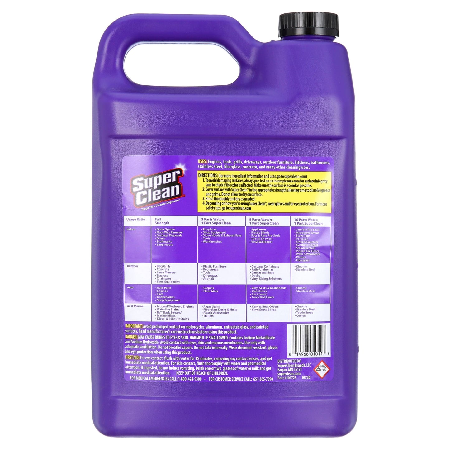 Super Clean Tough Task Cleaner-Degreaser - 1 Gallon | 128 Fluid Ounces