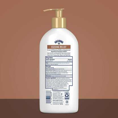 Gold Bond Medicated Eczema Relief Hand and Body Lotion & Cream for Extremely Dry Skin 14oz