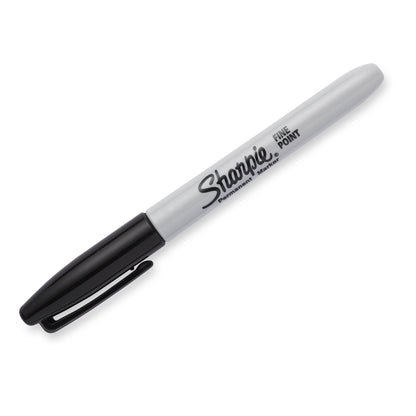 Sharpie Permanent Markers, Fine Point, Black, 24 Count
