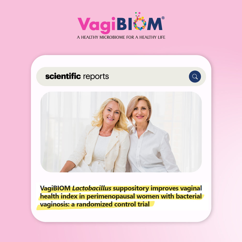 Vagibiom Vaginal Probiotic Suppository for Women, Fragrance Free, 5 Count