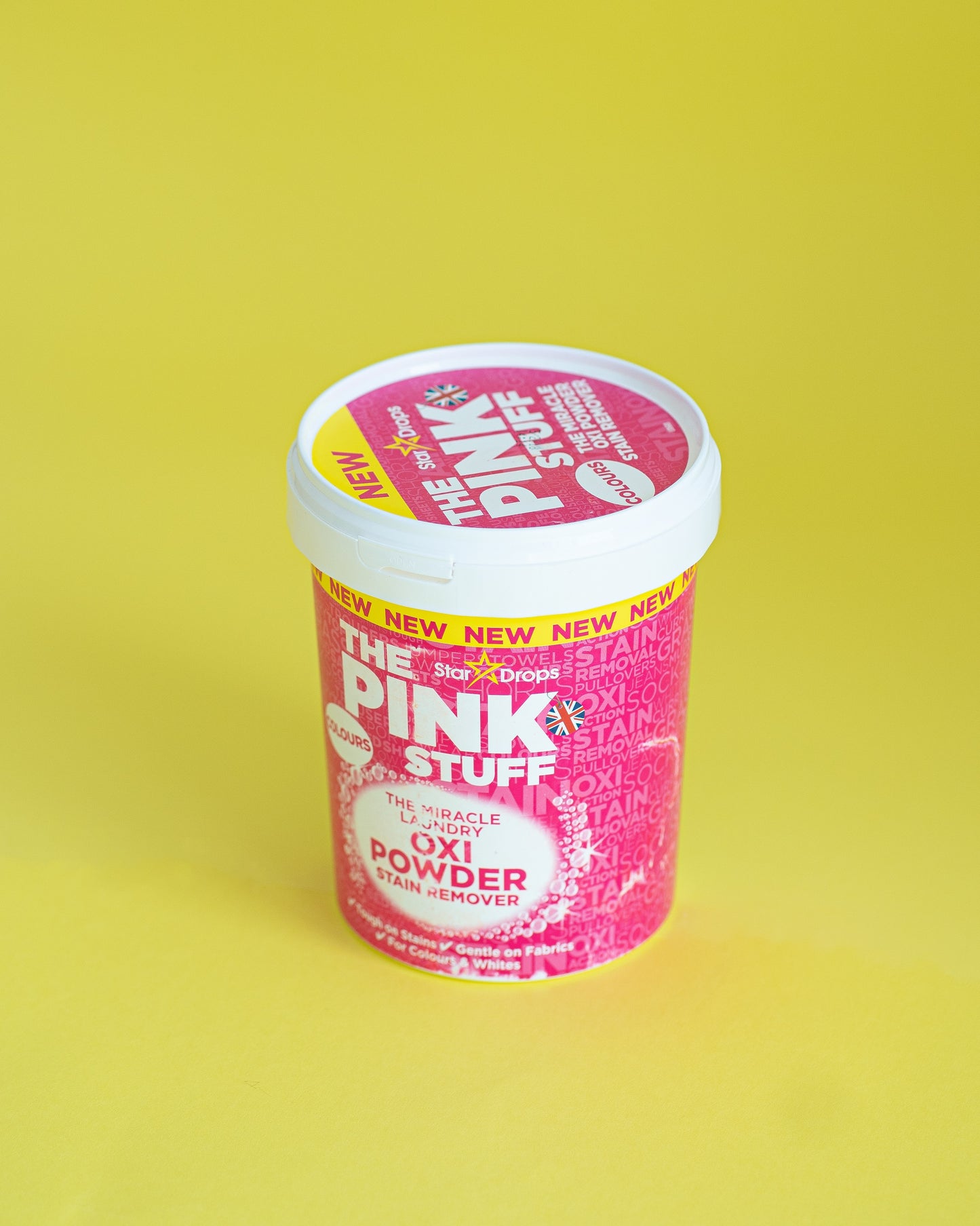 The Pink Stuff, Miracle Laundry Oxi-Powder Stain Remover for Colors, 35.2 oz.