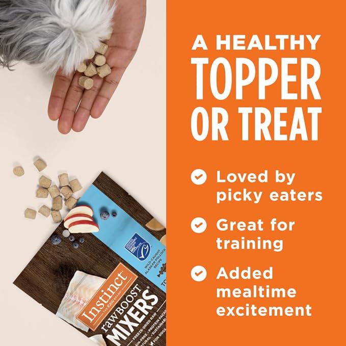 Instinct Raw Boost Mixers Freeze-Dried Dog Food Topper - Pollock, 12.5 Ounces