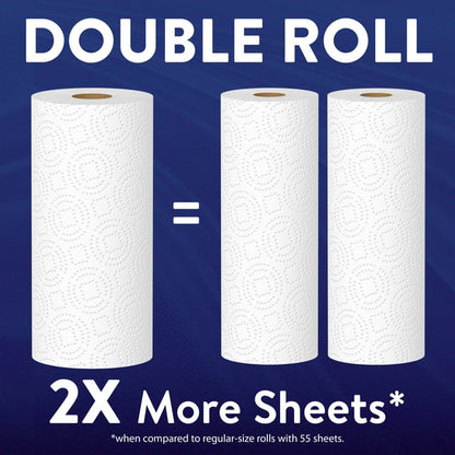 Great Value Ultra Strong Paper Towels, White, 2 Double Rolls