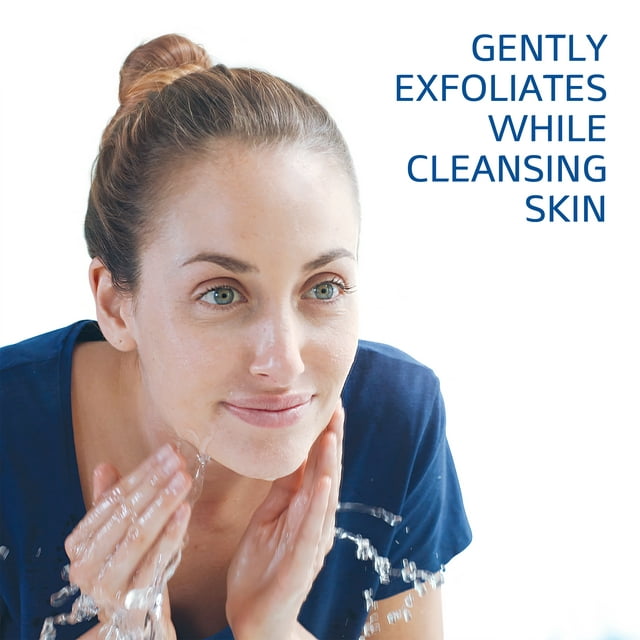 Cetaphil Extra Gentle Daily Scrub, Exfoliating Face Wash For All Skin Types, 6 oz