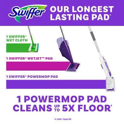 Swiffer PowerMop Multi-Surface Mop Kit for Floor Cleaning, Fresh Scent