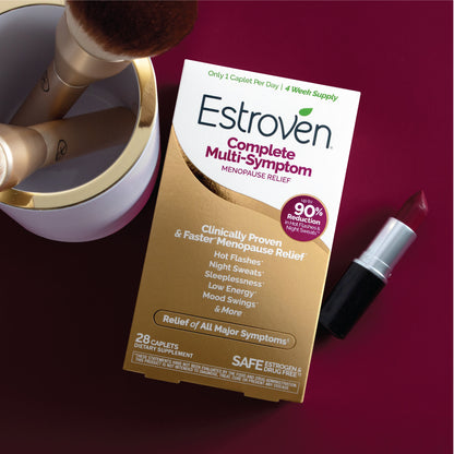 Estroven Complete Multi-Symptom Menopause Relief Caplets, 28 Count