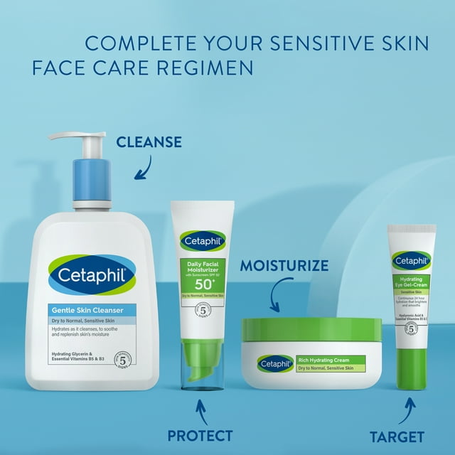 Cetaphil Daily Facial Moisturizer With Sunscreen, Broad Spectrum SPF 15, Fragrance Free, 4 oz