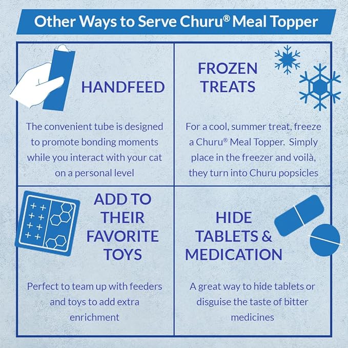 INABA Churu Meal Topper for Dogs, Complete & Balanced, Creamy, Lickable Purée Dog Food Toppers, 1.69 Ounce Tube, 15 Tubes (3 per Pack), 5 Flavor Variety Pack