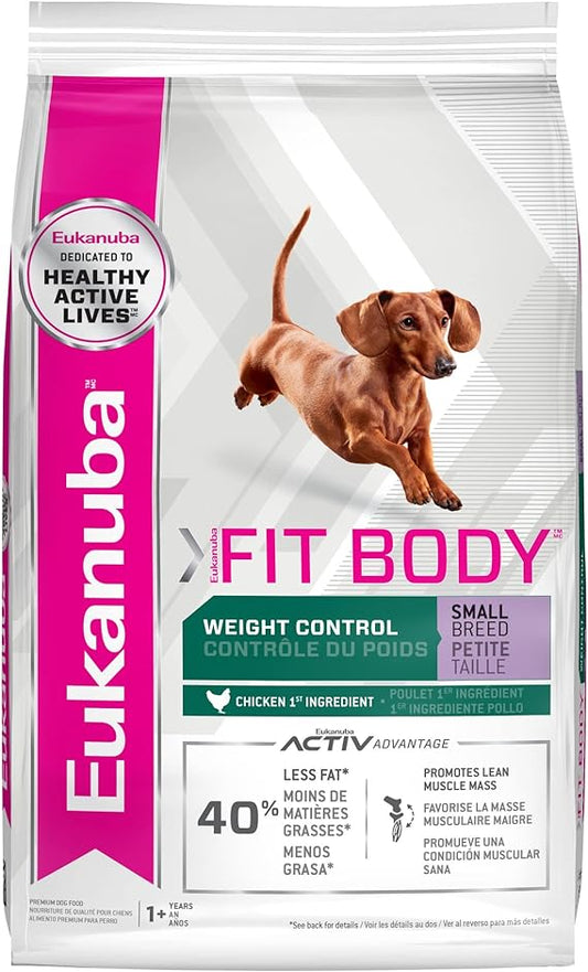 Eukanuba Fit Body Weight Control Small Breed Dry Dog Food, 4 lb. Bag