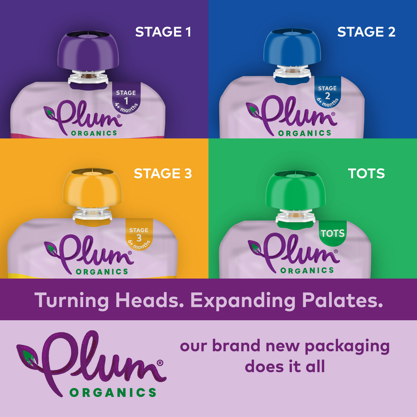 Plum Organics Mighty 4 Organic Toddler Food, Variety Pack, 4 oz Pouch (8 Pack)