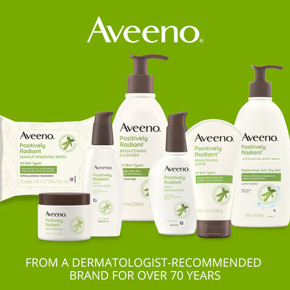 Aveeno Positively Radiant Daily Face Moisturizer Lotion with SPF 30, 2.3 oz