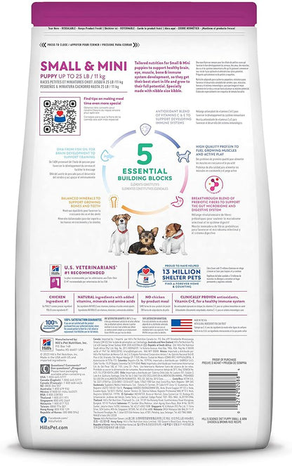 Hill's Science Diet Puppy Small Paws Chicken Meal, Barley & Brown Rice Recipe Dry Dog Food, 12.5 lb. Bag