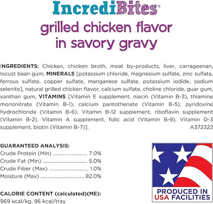 Beneful IncrediBites Grilled Chicken Flavor and Filet Mignon Flavor Wet Food for Small Dogs Variety Pack - (Pack of 12) 3.5 oz. Cans