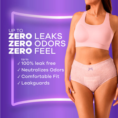 Always Discreet Adult Incontinence Underwear for Women, L,