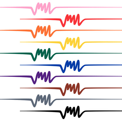 Tulip Fabric Markers Brush Tip 10 Pack Rainbow