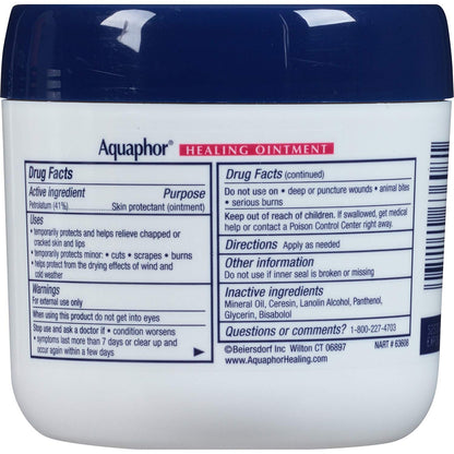 Aquaphor Healing Ointment Advanced Therapy Skin Protectant, 14 Oz Jar