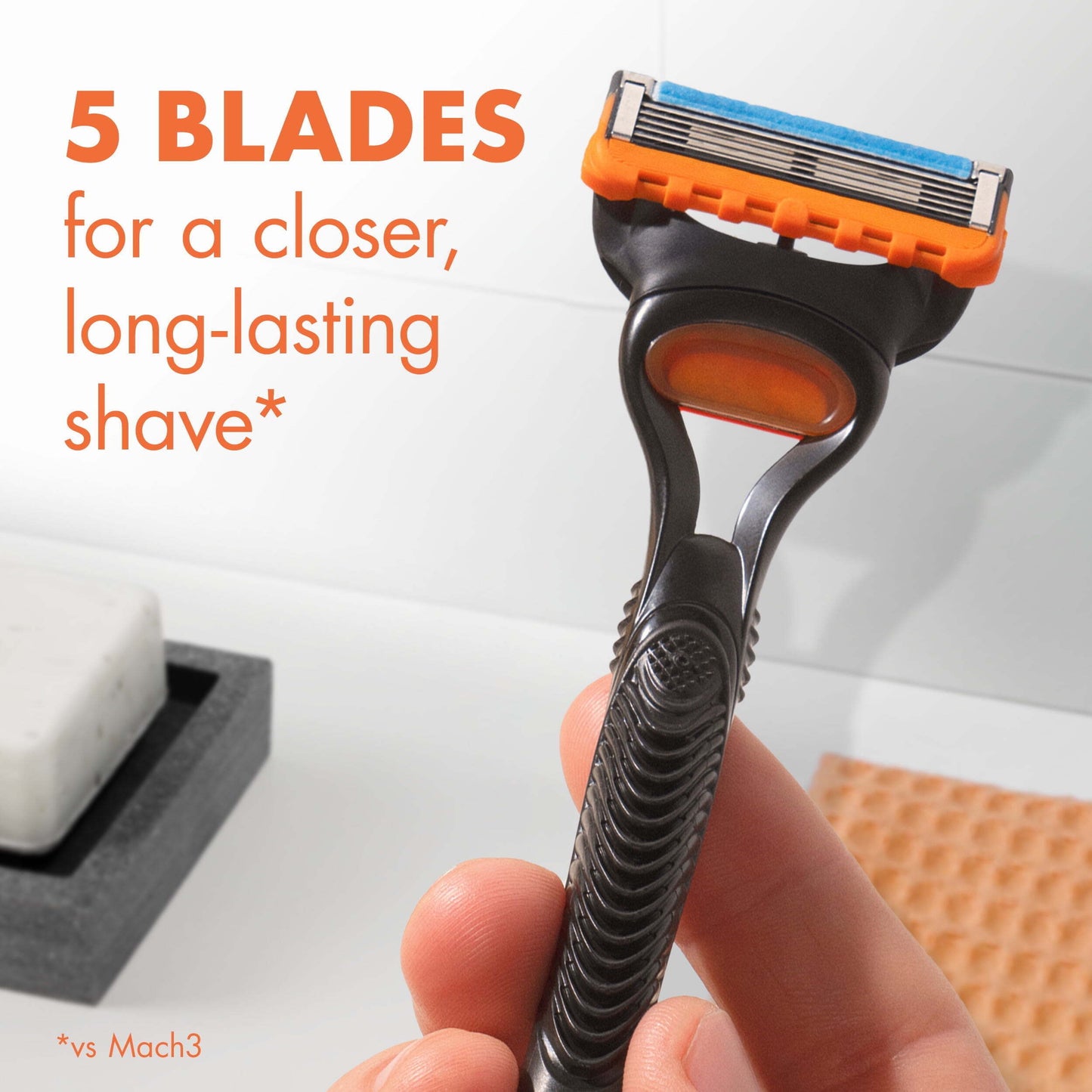 Gillette Fusion5 Men's Razor Blade Refills, 4 Count